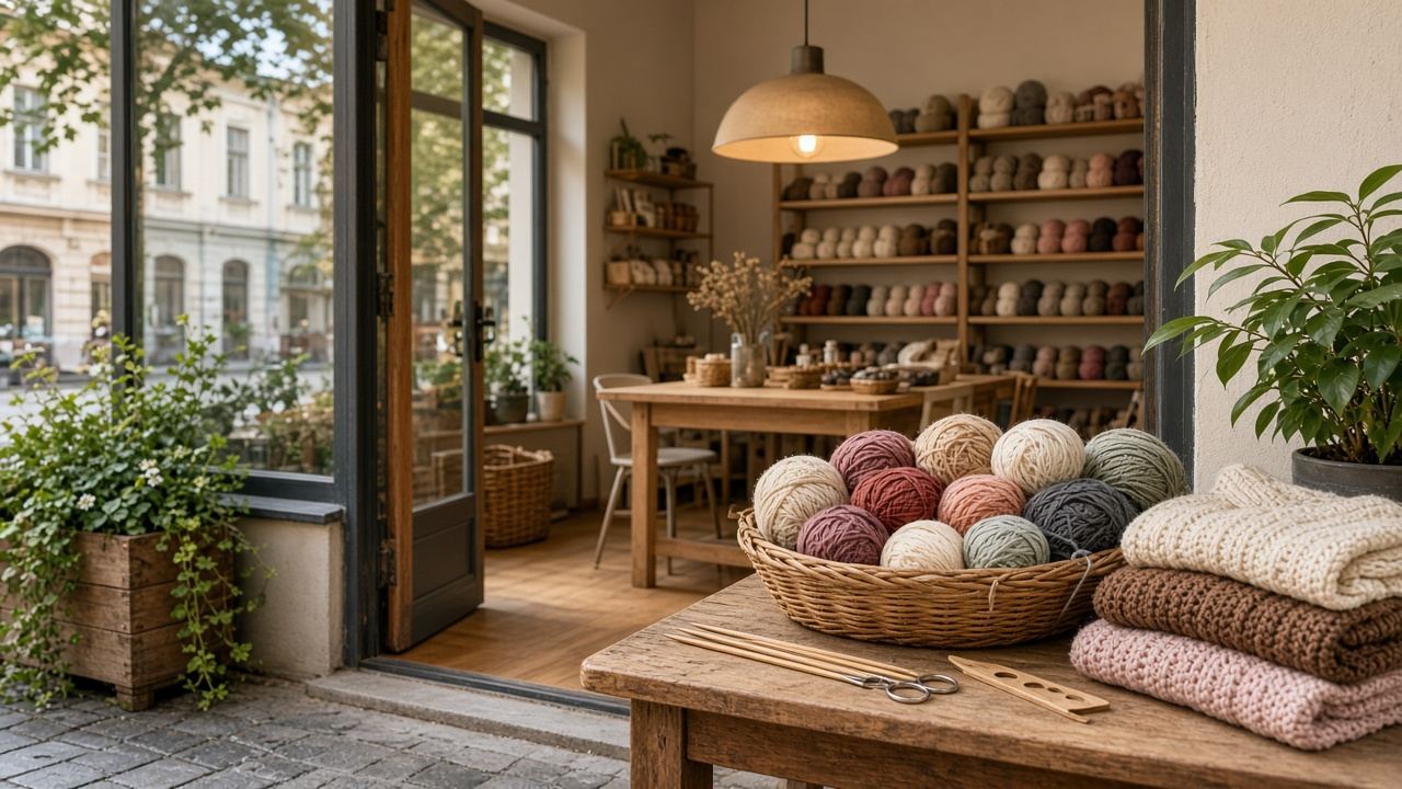 Knitting / crochet atelier at Dilencrach Knitting